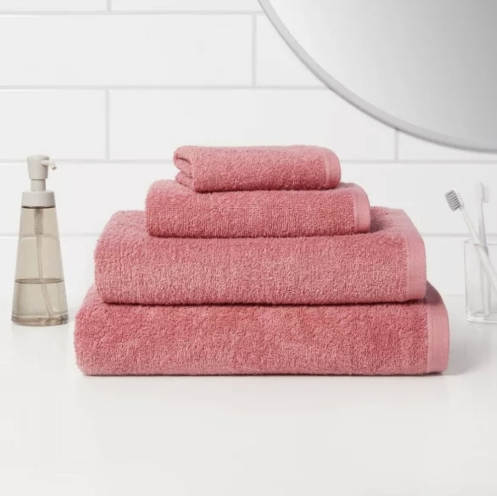 ROOM ESSENTIALS Plush Terry Bath Towels